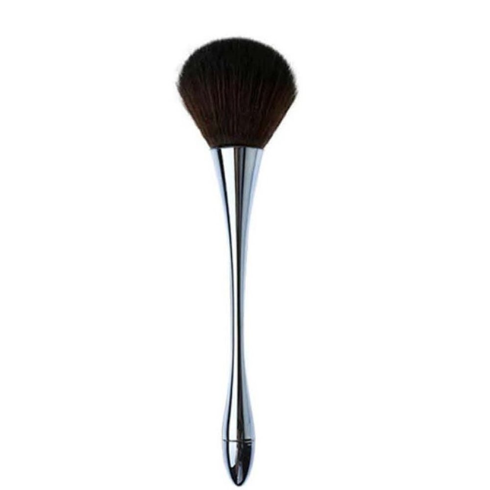 Large Professional Powder Brush - Black & Silver